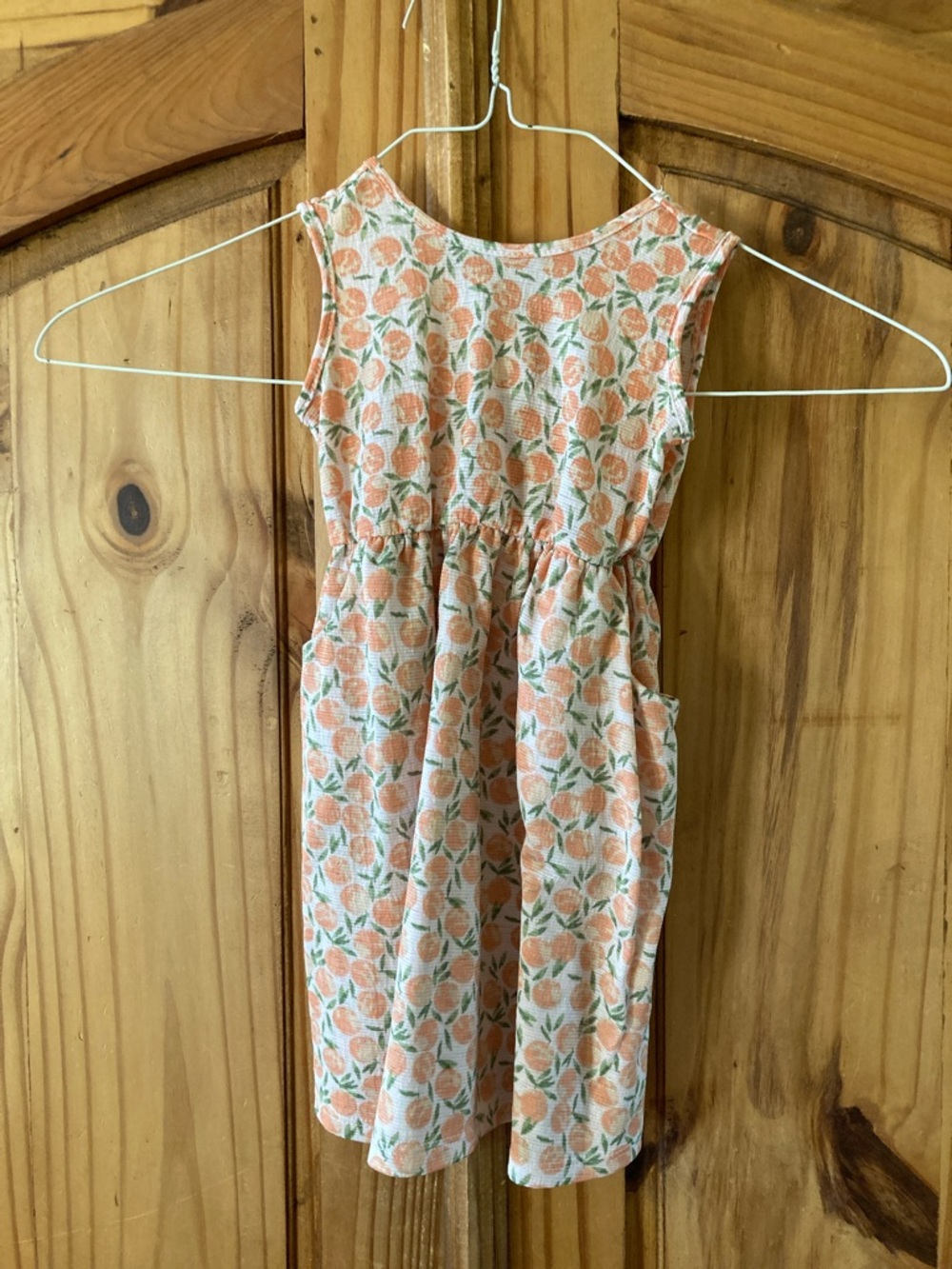 Girls Heartland Arrow peach sleeveless dress size 2T